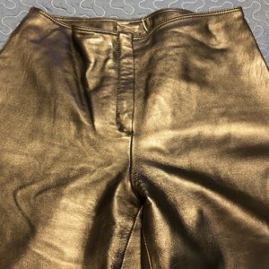 Black Leather Pants Wilson size 8